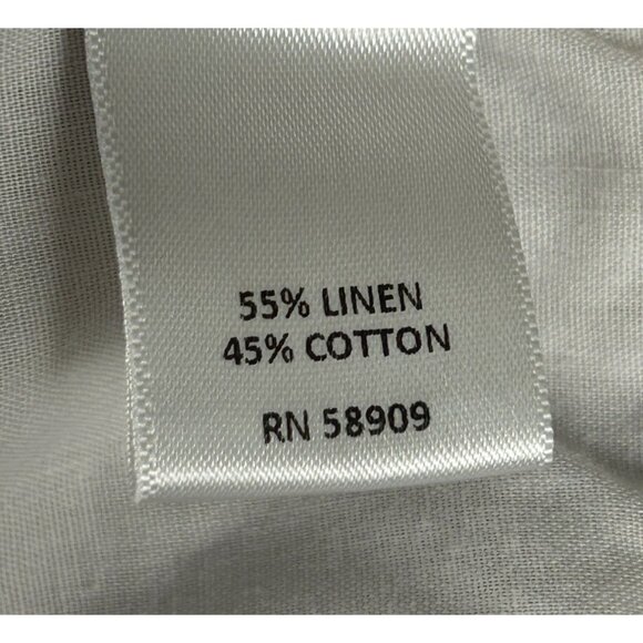 Class Club Modern Fit 8" Inseam Linen Blend Shorts Boys Sz 18 Tan Pockets Summer - Picture 4 of 7